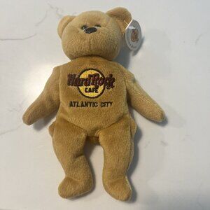 Hard Rock Cafe Atlantic City  Collectible Bears Isaac Beara 1st In Series NWT